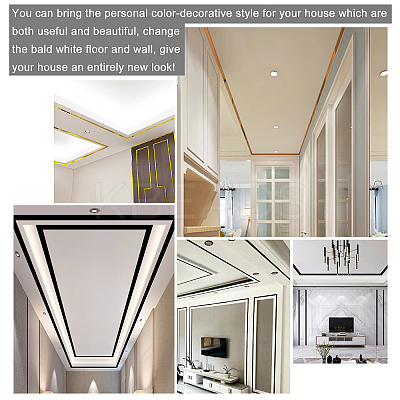 Flexible Self Adhesive Stainless Steel Molding Trim AJEW-WH0258-213B-1