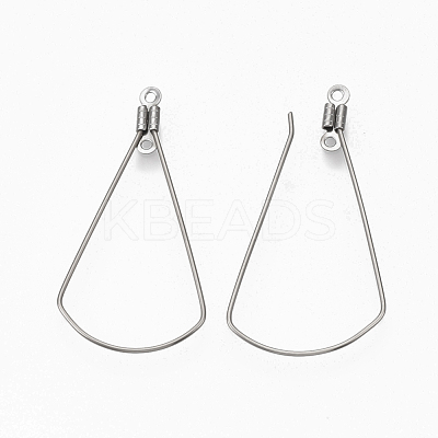 Tarnish Resistant 304 Stainless Steel Wire Pendants X-STAS-T051-004-1