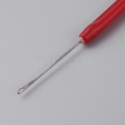 Plastic Crochet Hooks for Hair TOOL-WH0053-30C-1