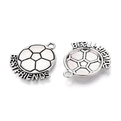 Tibetan Style Alloy Pendants TIBE-N014-16AS-1