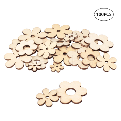 Wooden Cabochons WOOD-O004-03-1