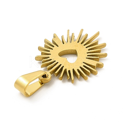 PVD Vacuum Plating 304 Stainless Steel Pendants STAS-A073-05G-1