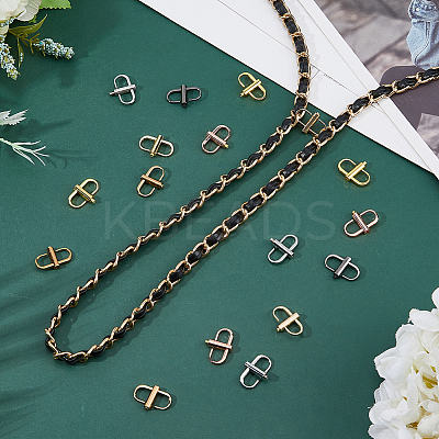 18Pcs 6 Colors Alloy Adjuster Buckles FIND-DC0004-91-1
