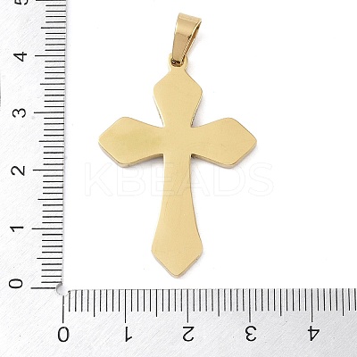 Ion Plating(IP) 304 Stainless Steel Enamel Rhinestone Pendants STAS-Q325-05D-G-1