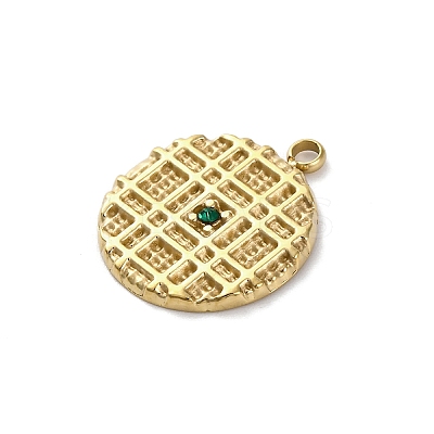 304 Stainless Steel Pendants STAS-R005-07G-01-1