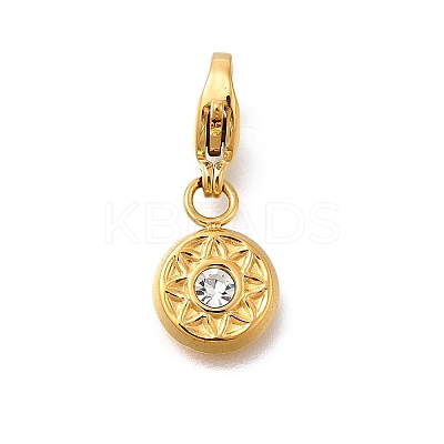 304 Stainless Steel Pendants Decoration STAS-R159-60G-1