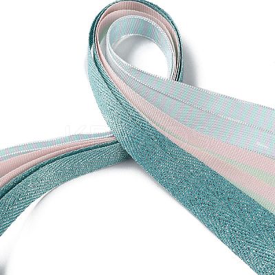 18 Yards 6 Styles Polyester Ribbon SRIB-Q022-F10-1