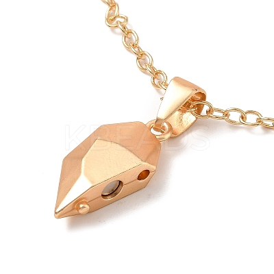 Rack Plating Alloy Heart Pendant Necklaces Sets LS-NJEW-B081-07A-1