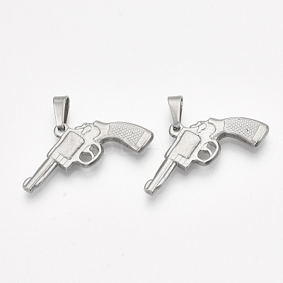 Non-Tarnish 304 Stainless Steel Pendants STAS-T045-31P-1