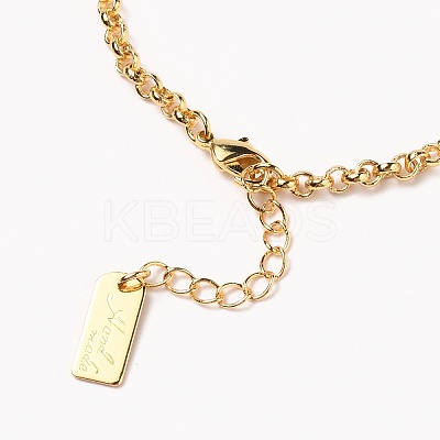 Brass Figaro Chain Bracelets LS-BJEW-H537-01G-1
