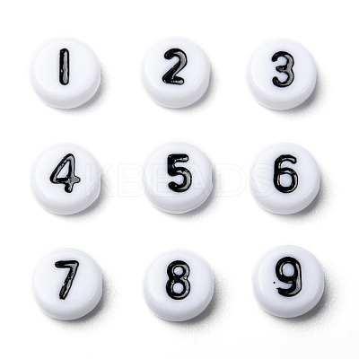Opaque Acrylic Beads PB9111-1