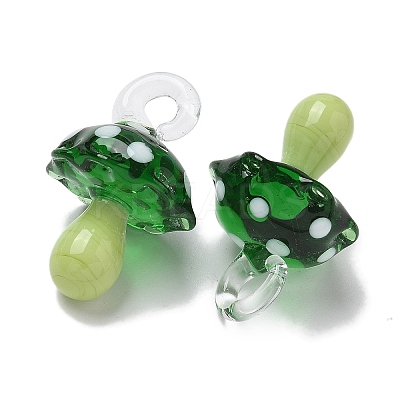 Handmade Lampwork Pendants LAMP-M021-01J-1