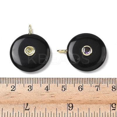 Natural Obsidian Pendants G-I391-02G-05-1