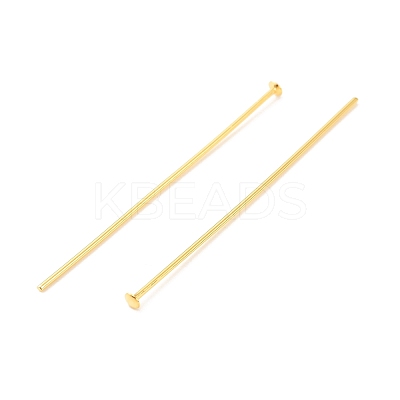Brass Flat Head Pins X-KK-F824-114D-G-1
