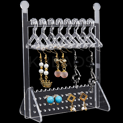 1 Set Acrylic Earring Display Stands EDIS-CP0001-14C-1
