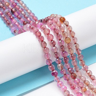 Natural Agate Beads Strands G-Q1000-02D-1