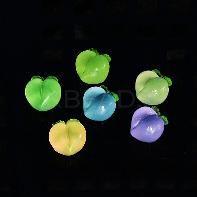 Luminous Translucent Resin Decoden Cabochons RESI-B015-19-1