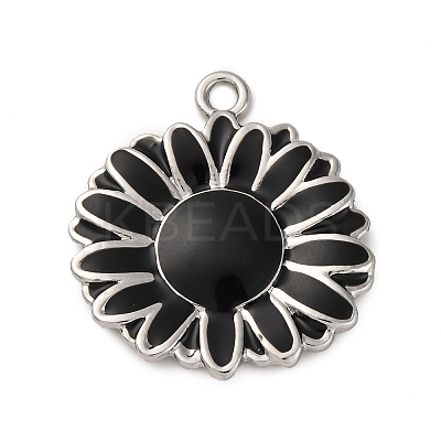 Alloy Enamel Pendants PALLOY-R162-13P-05-1