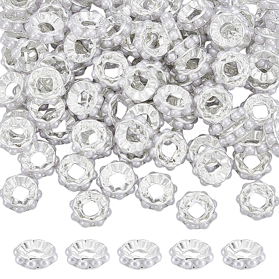 100Pcs ABS Plastic Spacer Beads KY-UN0001-11S-1