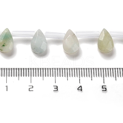Natural Flower Amazonite Beads Strands G-Q167-A10-02-1