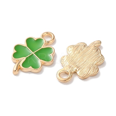Alloy Enamel Pendants ENAM-O001-03D-G-1