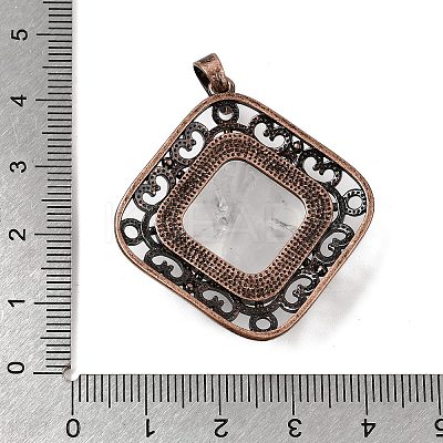 Natural & Synthetic Mixed Gemstone Pendants G-A297-04R-1