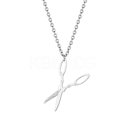 Non-Tarnish 304 Stainless Steel Pendant Necklaces HZ8690-1-1