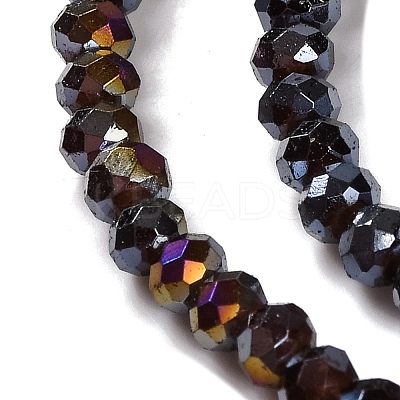 Baking Electroplate Glass Beads Strands DGLA-A039-J2MM-B20-1