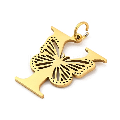Ion Plating(IP) 201 Stainless Steel Pendants STAS-N103-184G-Y-1