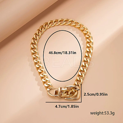 CCB Belt Buckle Choker Necklaces IA9570-1-1