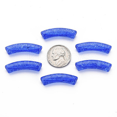 Transparent Crackle Acrylic Beads CACR-S009-001A-N86-1
