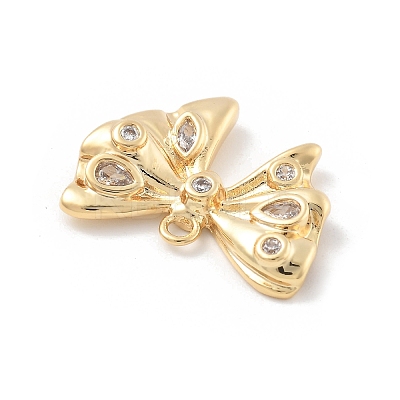 Brass Micro Pave Cubic Zirconia Pendants LS-KK-D283-03G-1