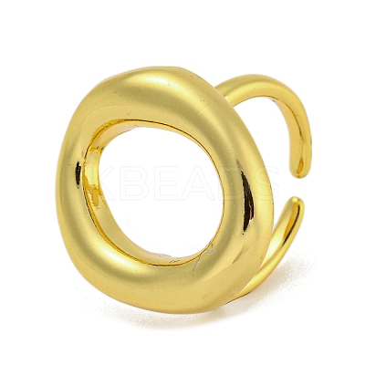 Brass Cuff Rings for Women RJEW-E294-02G-03-1