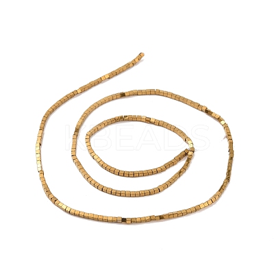 Electroplated Non-magnetic Synthetic Hematite Beads Strands G-G862-03I-1