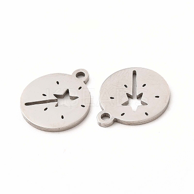 Non-Tarnish 201 Stainless Steel Charms LS-STAS-E188-08P-1