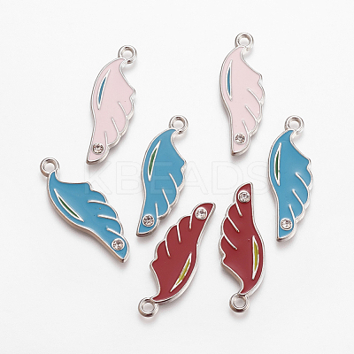 Alloy Enamel Pendants EAP065Y-1