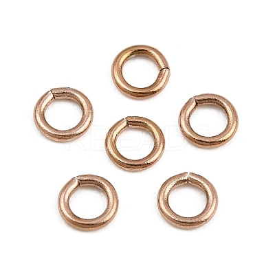 304 Stainless Steel Open Jump Rings SA-CBAF81C-01E-RG-1
