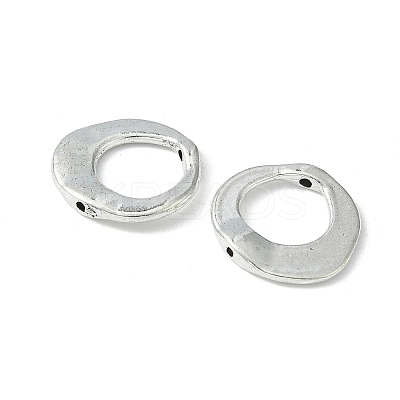 Tibetan Style Irregular Ring Bead Frames LS-LF10246Y-1