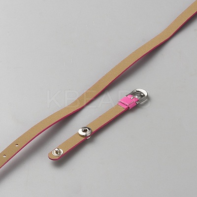 Imitation Leather Cord Bracelets BJEW-WH0030-04A-1
