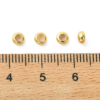 SHEGRACE Rondelle Brass Beads XGRPCU131-252G-1