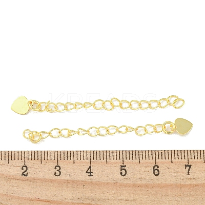 Rack Plating Brass Chain Extender FIND-T071-16G-02-1