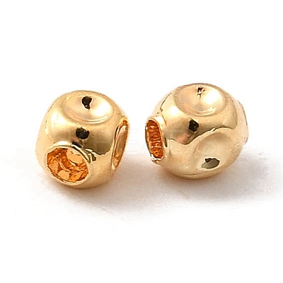 Brass Beads KK-M318-01G-1