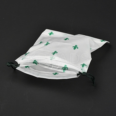 Plastic Frosted Drawstring Bags LS-ABAG-M003-01A-07-1