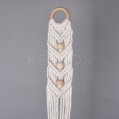 Handmade Cotton Rope Hanging Planters Sets LS-AJEW-WH0112-05-1