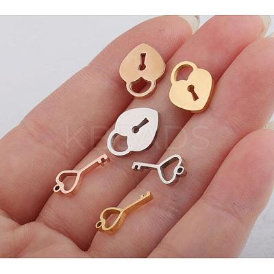 PVD Vacuum Plating 304 Stainless Steel Charms STAS-WH0016-04-G01-1