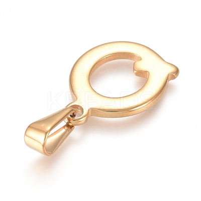 304 Stainless Steel Pendants STAS-F106-95G-Q-01-1