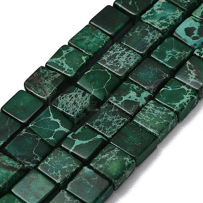 Dyed Natural Imperial Jasper Beads Strands G-F833-A01-01E-1