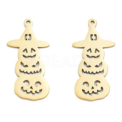 Ion Plating(IP) 201 Stainless Steel Pendants STAS-N098-085LG-1