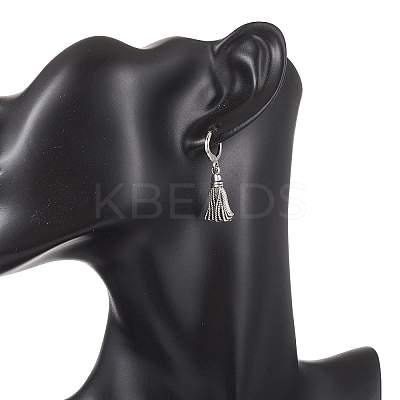 Tibetan Style Alloy Leverback Earrings EJEW-JE06910-1