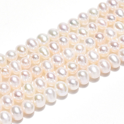 Natural Cultured Freshwater Pearl Beads Strands PEAR-N016-03C-1